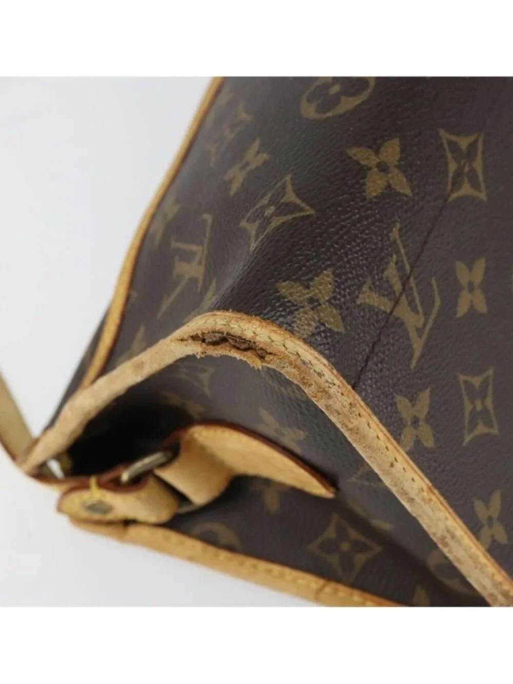 Authentic LOUIS VUITTON Monogram Popincourt Long Shoulder Bag M40008 LV